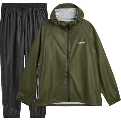 Tretorn Packable Rainbreaker Set Forest Green