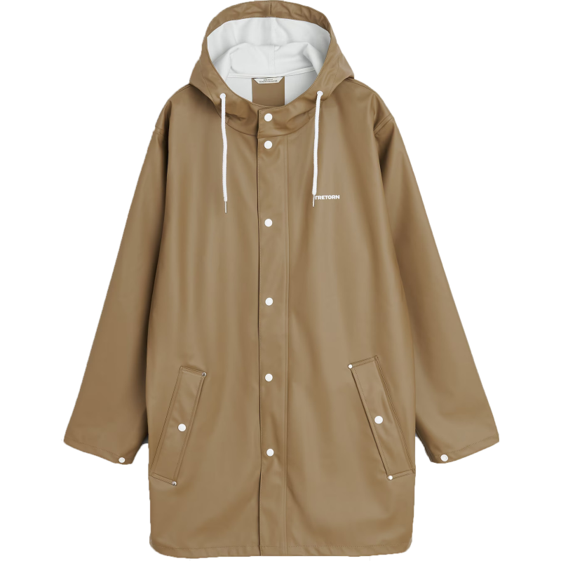 Tretorn Unisex Wings Rain Jacket Shitake Tretorn Unisex Wings Rain Jacket Shitake