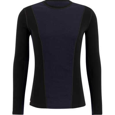 Ulvang Men's Peak Map Crew Baselayer Black/Navy Blue