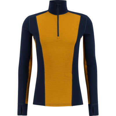 Ulvang Men's Peak Map Half Zip Baselayer Navy Blue/Cathay Spice