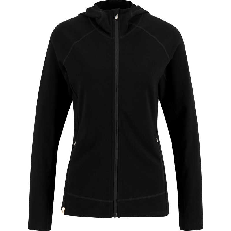Ulvang Women's Alltime Bridge Hoodie Full Zip Midlayer Black