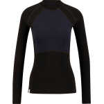 Ulvang Women's Peak Map Crew Baselayer Black/Navy Blue