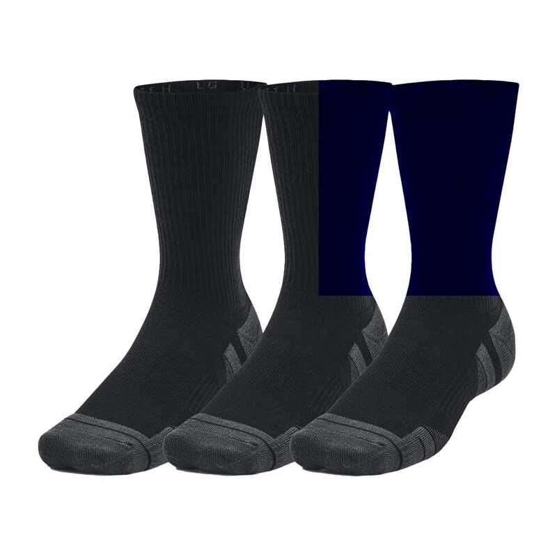 Under Armour Unisex UA Performance Tech 3pk Crew Black Under Armour Unisex UA Performance Tech 3pk Crew Black