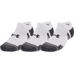 Under Armour Unisex UA Performance Tech 3pk No Show Socks White