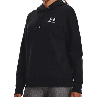 Under Armour Women's Essential Fleece Hoodie Black