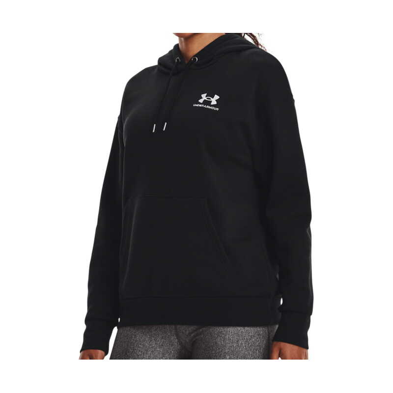 Under Armour Women's Essential Fleece Hoodie Black Under Armour Women's Essential Fleece Hoodie Black