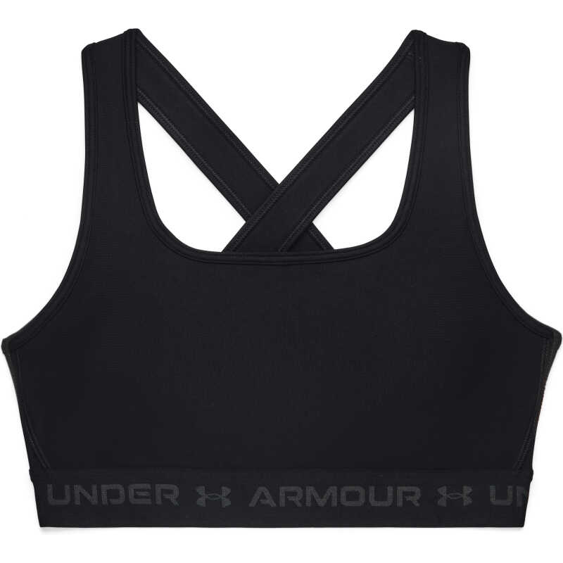 Under Armour Women's UA Crossback Mid Bra Black/Black/Jetgray Under Armour Women's UA Crossback Mid Bra Black/Black/Jetgray