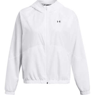 Under Armour Women's UA Rival Sport Windbreaker White