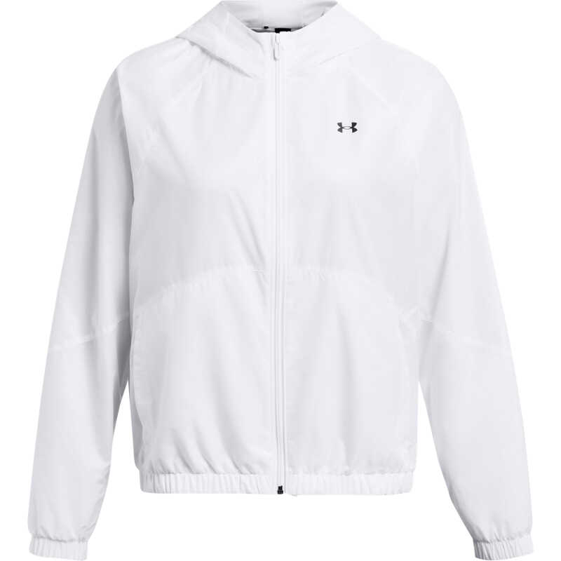 Under Armour Women's UA Rival Sport Windbreaker White