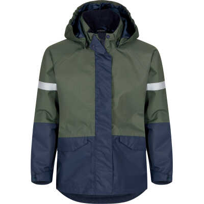 Urberg Kids' Fosnavåg 2L Rain Jacket Kombu Green