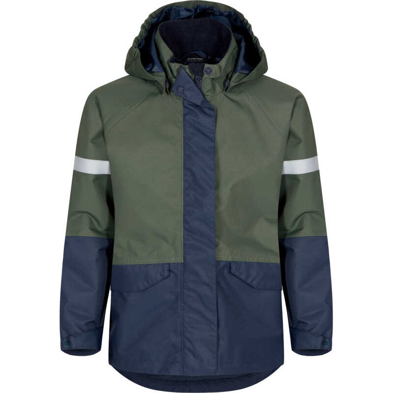 Urberg Kids' Fosnavåg 2L Rain Jacket Kombu Green Urberg Kids' Fosnavåg 2L Rain Jacket Kombu Green