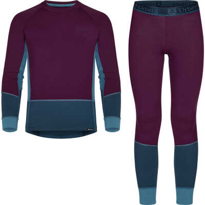 Urberg Kids' Gjota Bamboo Set Dark Purple