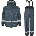Urberg Kids' Malme PU Rain Set Midnight Navy
