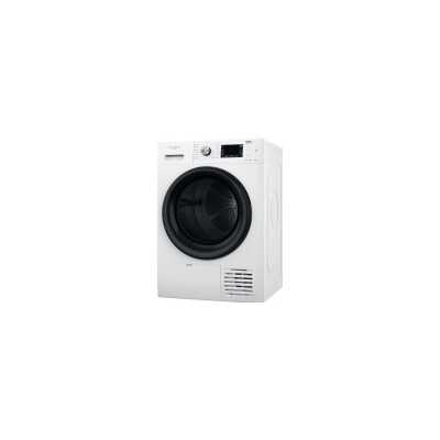 Whirlpool FFT M22 9X2B PL, Fristående, Frontmatad, Kondensering, Svart, Vit, Knappar, Rotations-, Röra, Höger