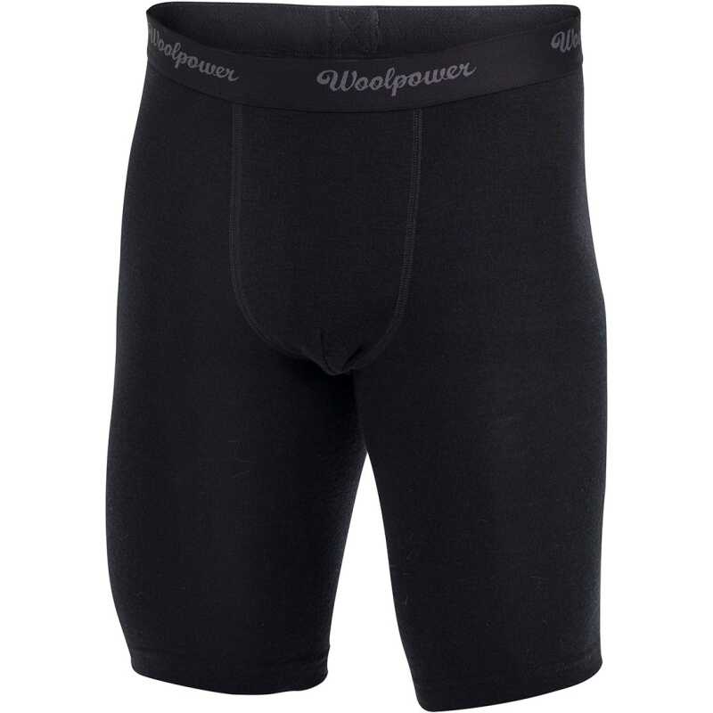 Woolpower Boxer Xlong Men's Lite Black Woolpower Boxer Xlong Men's Lite Black