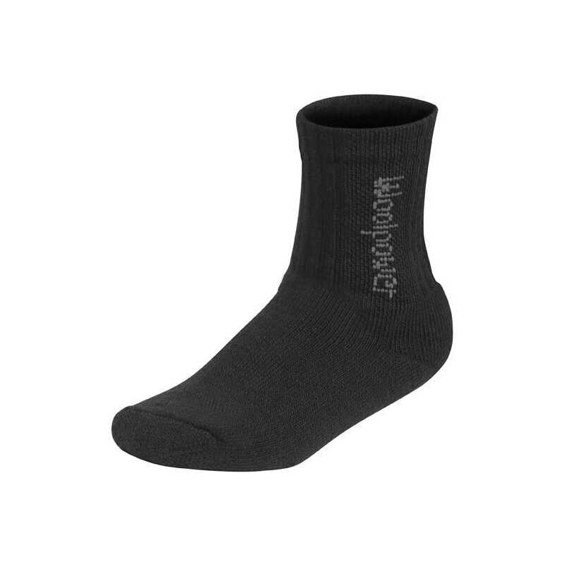 Woolpower Socks Logo 400 Black Woolpower Socks Logo 400 Black