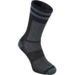 Wrightsock Coolmesh II Crew Black/grey W/ Stripes