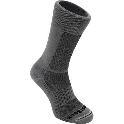 Wrightsock Merino Coolmesh II Merino Wool Crew Anti Blister System Grey/Smoke