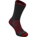 Wrightsock Merino Escape Crew Anti Blister System Grey/Fire