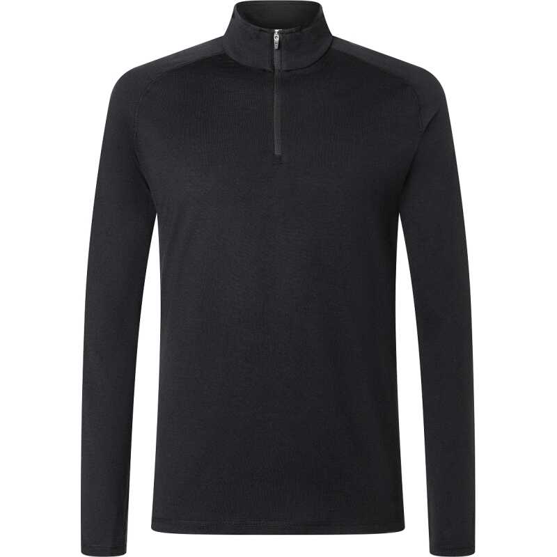 super.natural Men's Arctic230 Zip 1/4 Jet Black super.natural Men's Arctic230 Zip 1/4 Jet Black