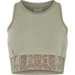 super.natural Women's Arabesque Lf Top Dried Sage/Copper