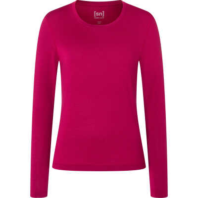 super.natural Women's Arctic230 Long Sleeve Sangria