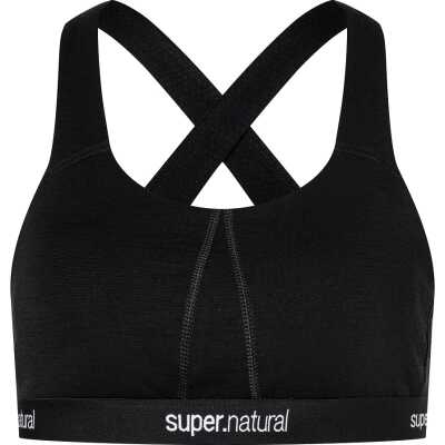 super.natural Women's Feel Good Bra Jet Black