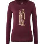 super.natural Women's Skianto Long Sleeve Wine Tasting/Gold