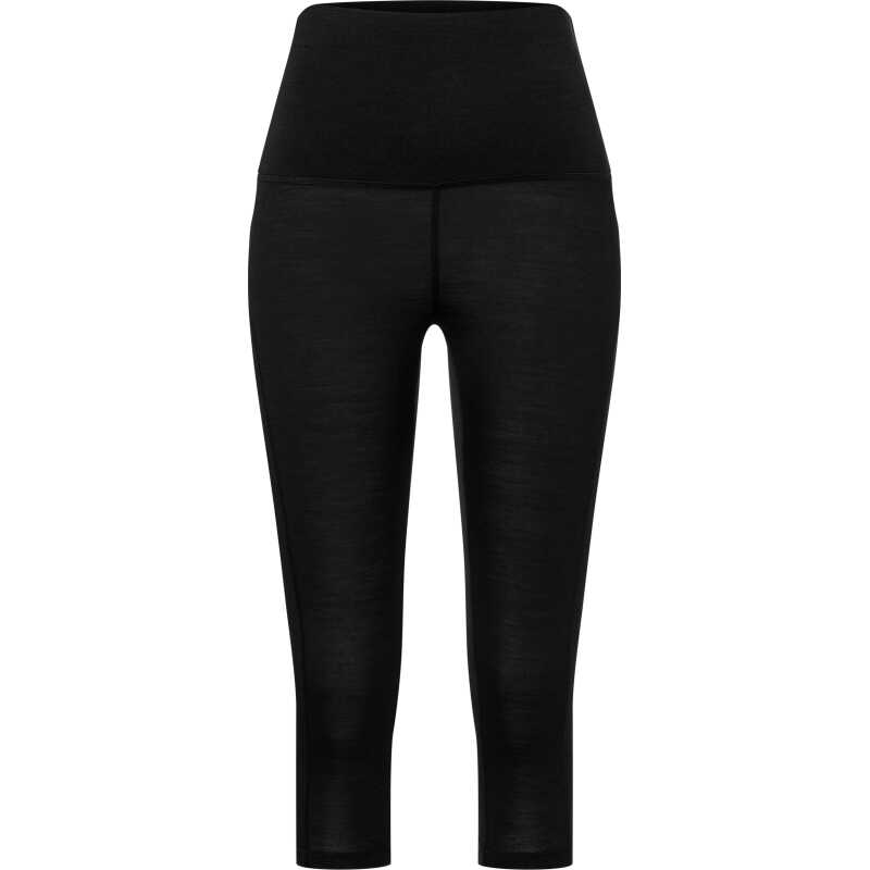 super.natural Women's Tundra175 Comfy Tight 3/4 Jet Black