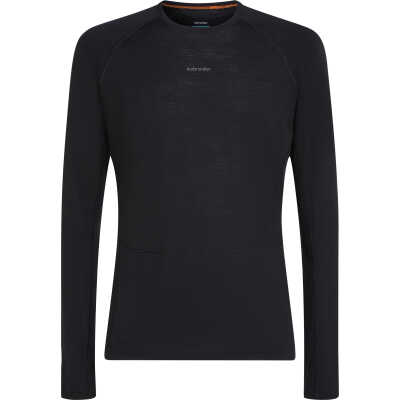 Icebreaker Men's Merino 125 Zoneknit Longsleeve Crewe Black