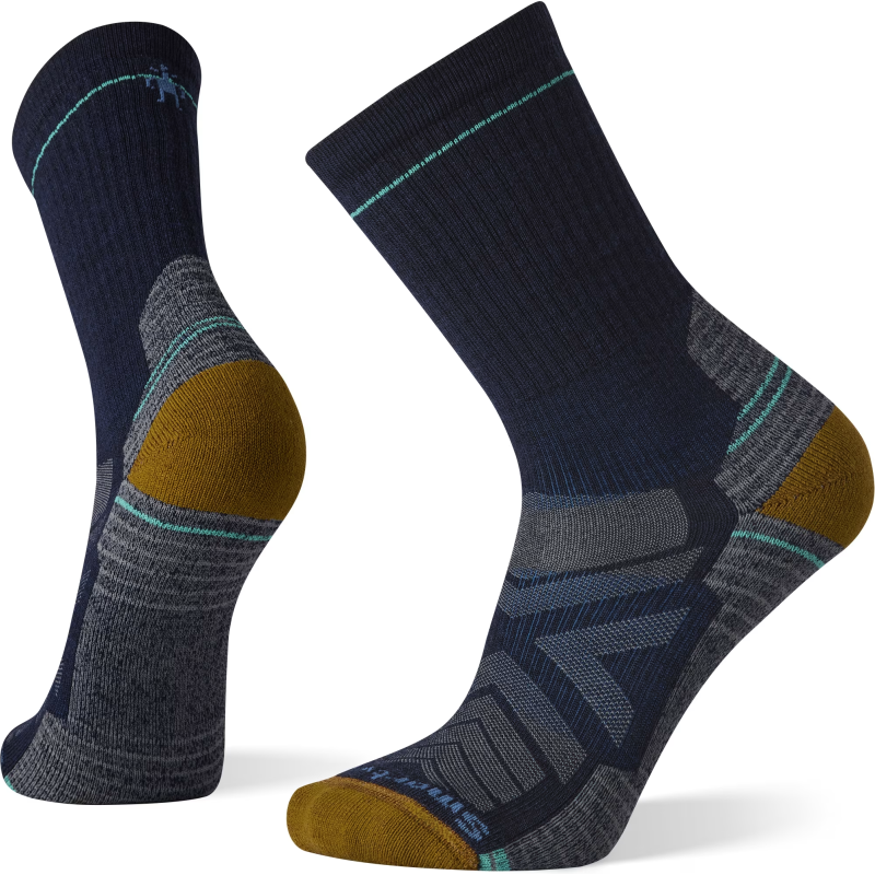 Smartwool Unisex Hike Light Cushion Crew Socks Twilight Blue-Pewter Blue Smartwool Unisex Hike Light Cushion Crew Socks Twilight Blue-Pewter Blue